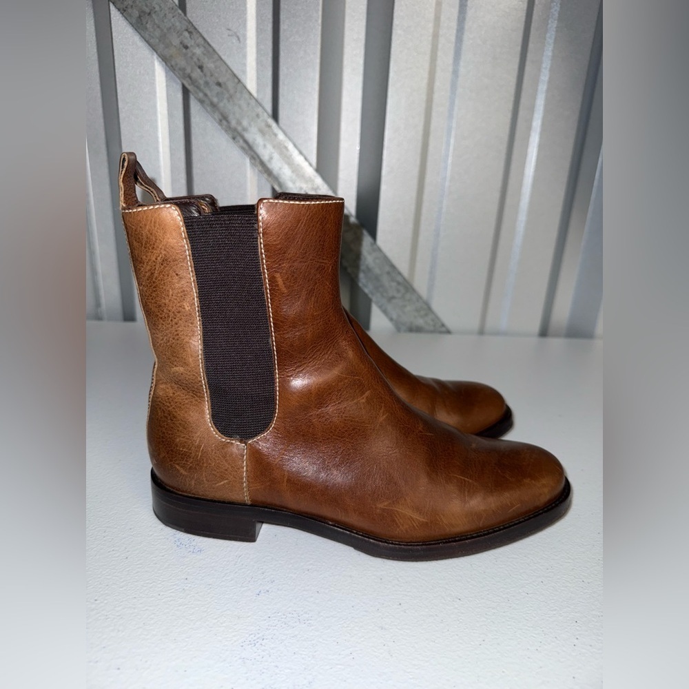 Lauren Ralph Lauren Women Leather Chelsea Boots Size 7B
